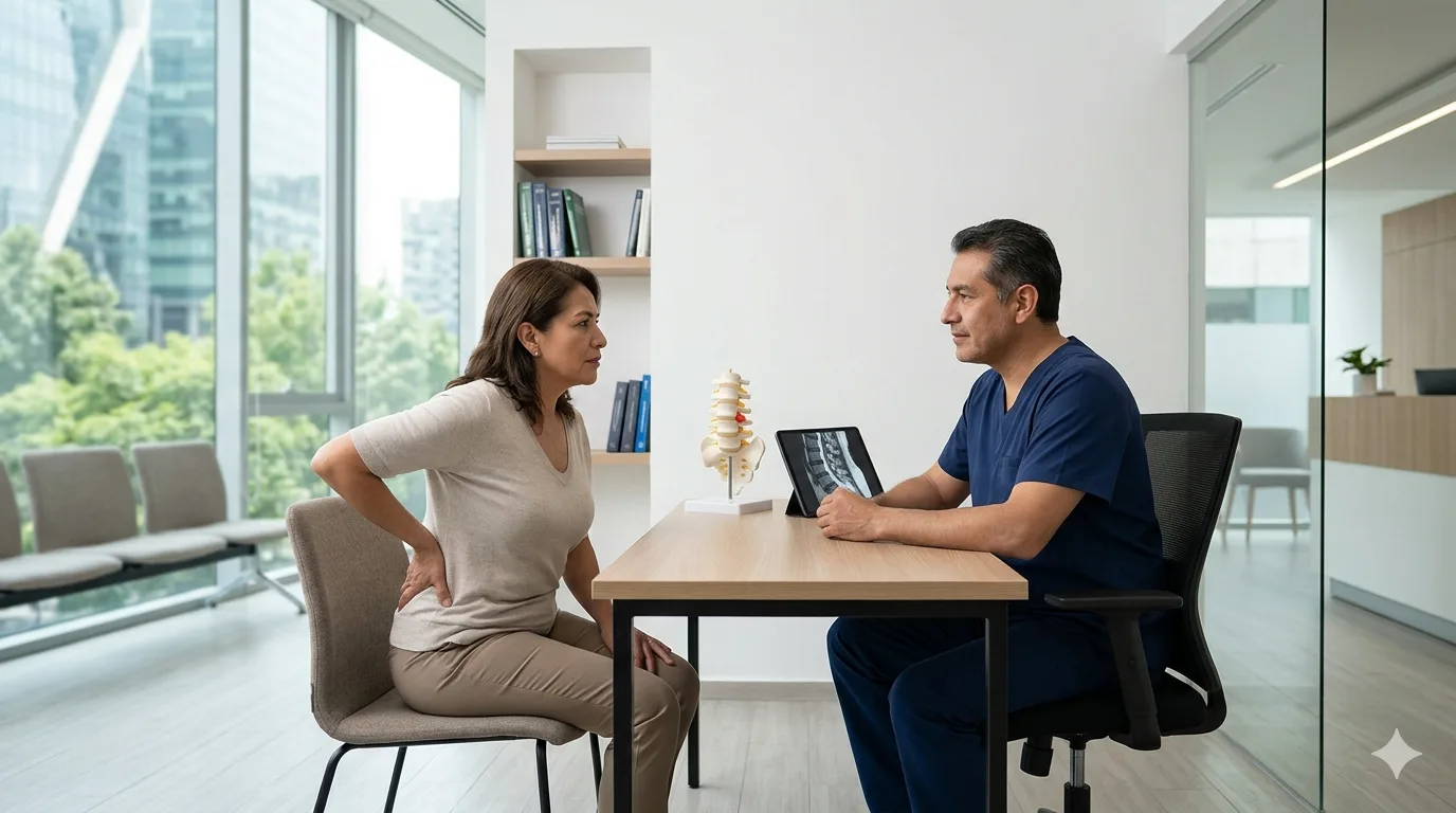 ¿Qué especialista trata el dolor radicular severo?